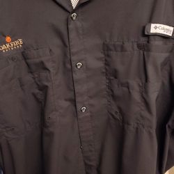 Previously Owned Black XL Columbia Fishing Shirt 