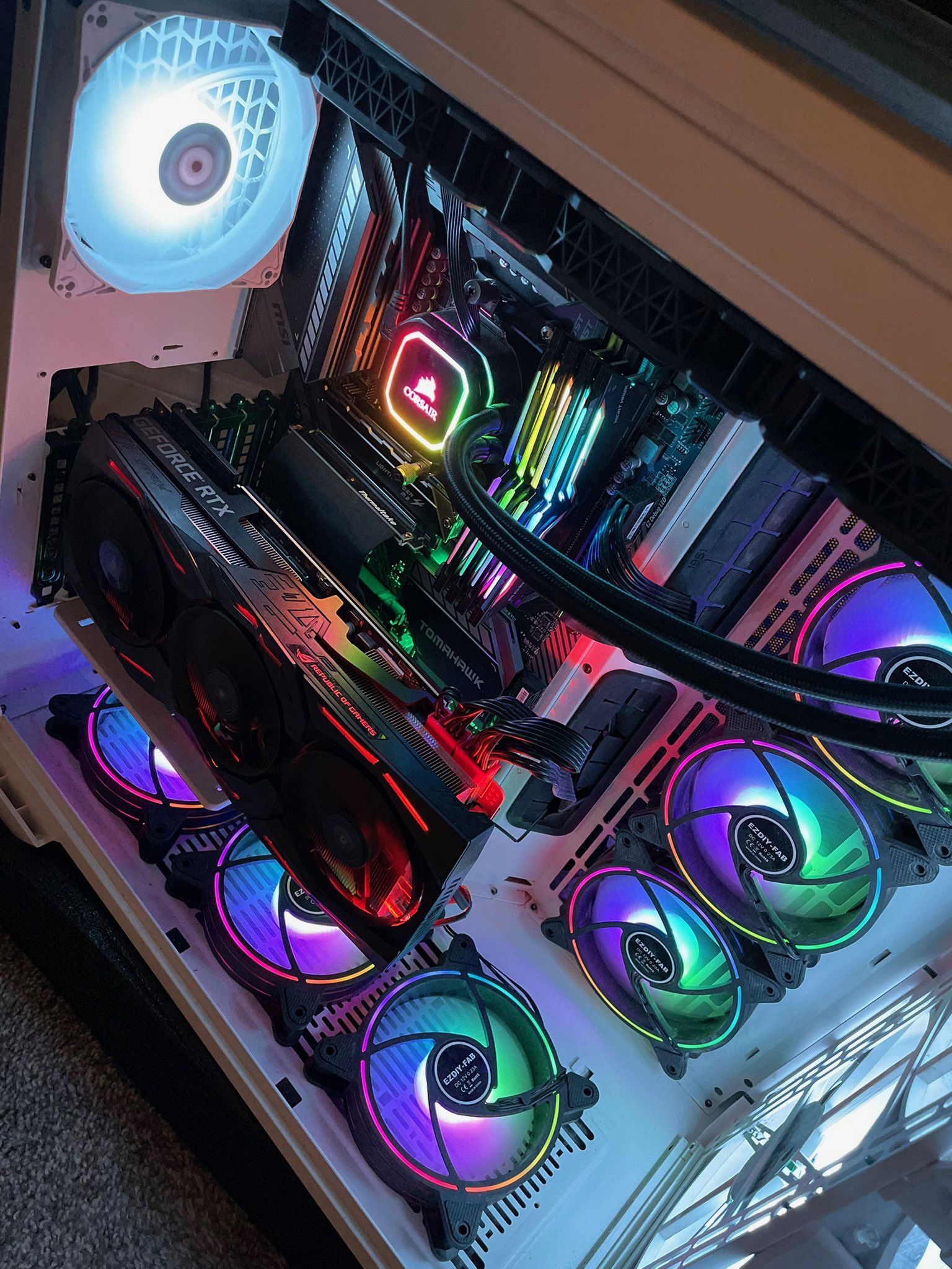 Gaming pc / desktop computer ryzen 9 / rtx rog / 16gb ram / 1tb nvme