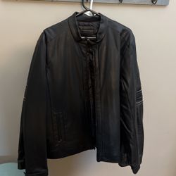  XL Calvin Klein Leather Jacket 