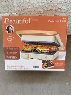 Beautiful 2 in 1 panini press & grill