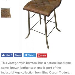 2 adjustable counter to bar height stools real leather