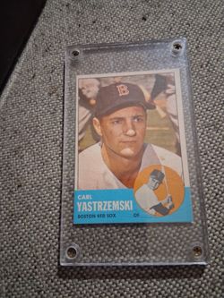 Carl Yastrzemski. Topps 1963 Baseball Card