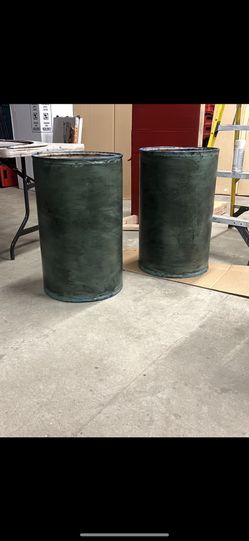 7 Cardboard Barrels