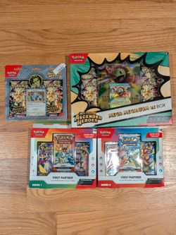 Pokemon lot SEALED - Ascended Heros, First Partner 1 & 2