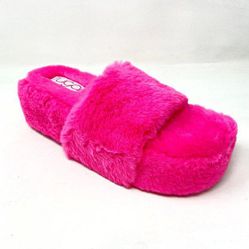Sugar Women’s Wryde Fuzzy Platform Slippers
