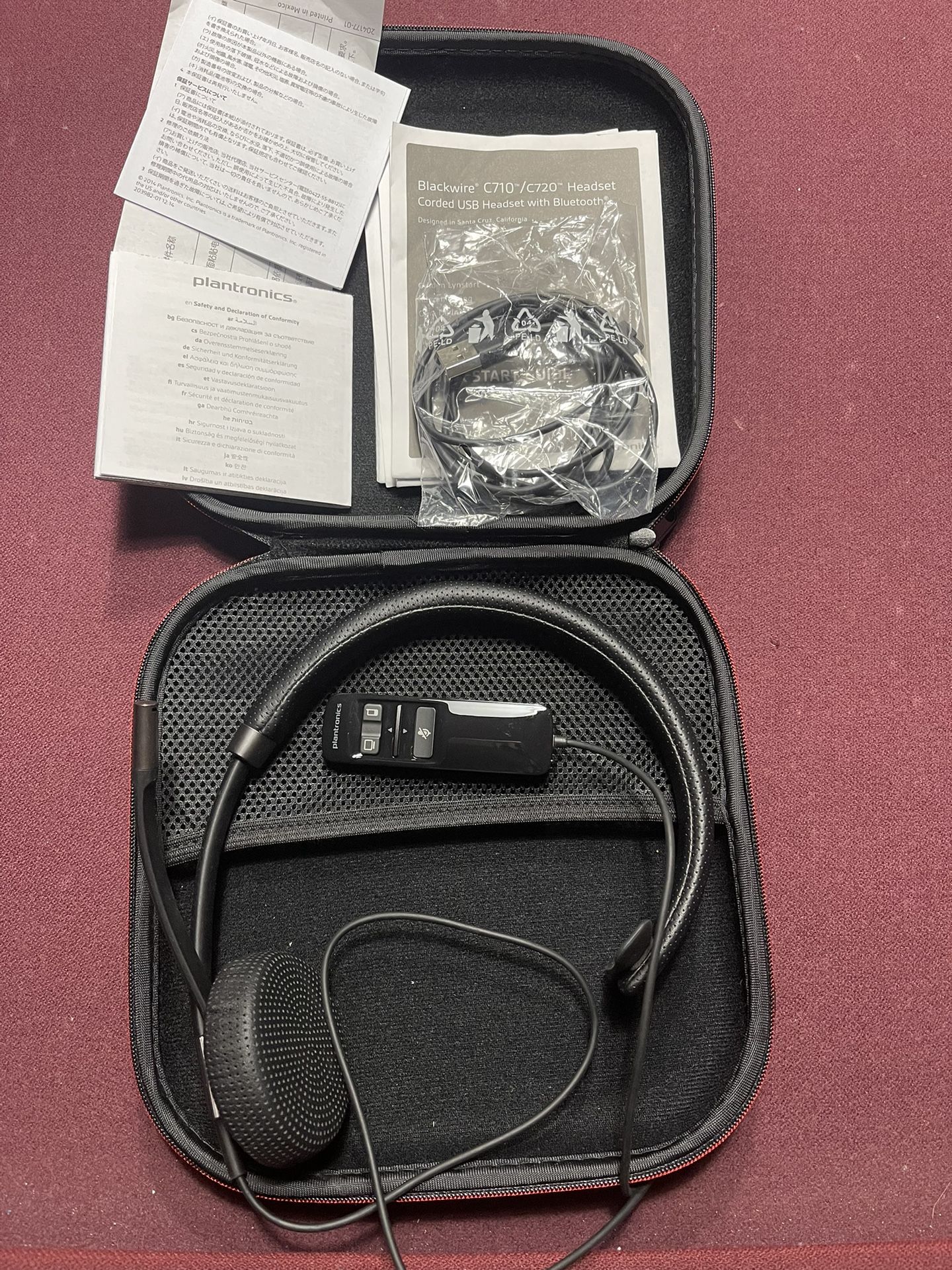 Plantronics Blackwire C710 Bluetooth headset