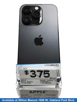 Apple A2650__iphone 14 Pro 256 Gb Black Smart Phone