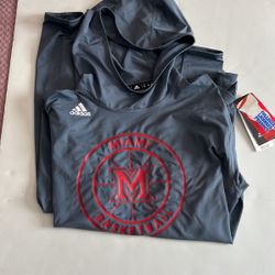 Miami Basketball Train Hoodie Size M 