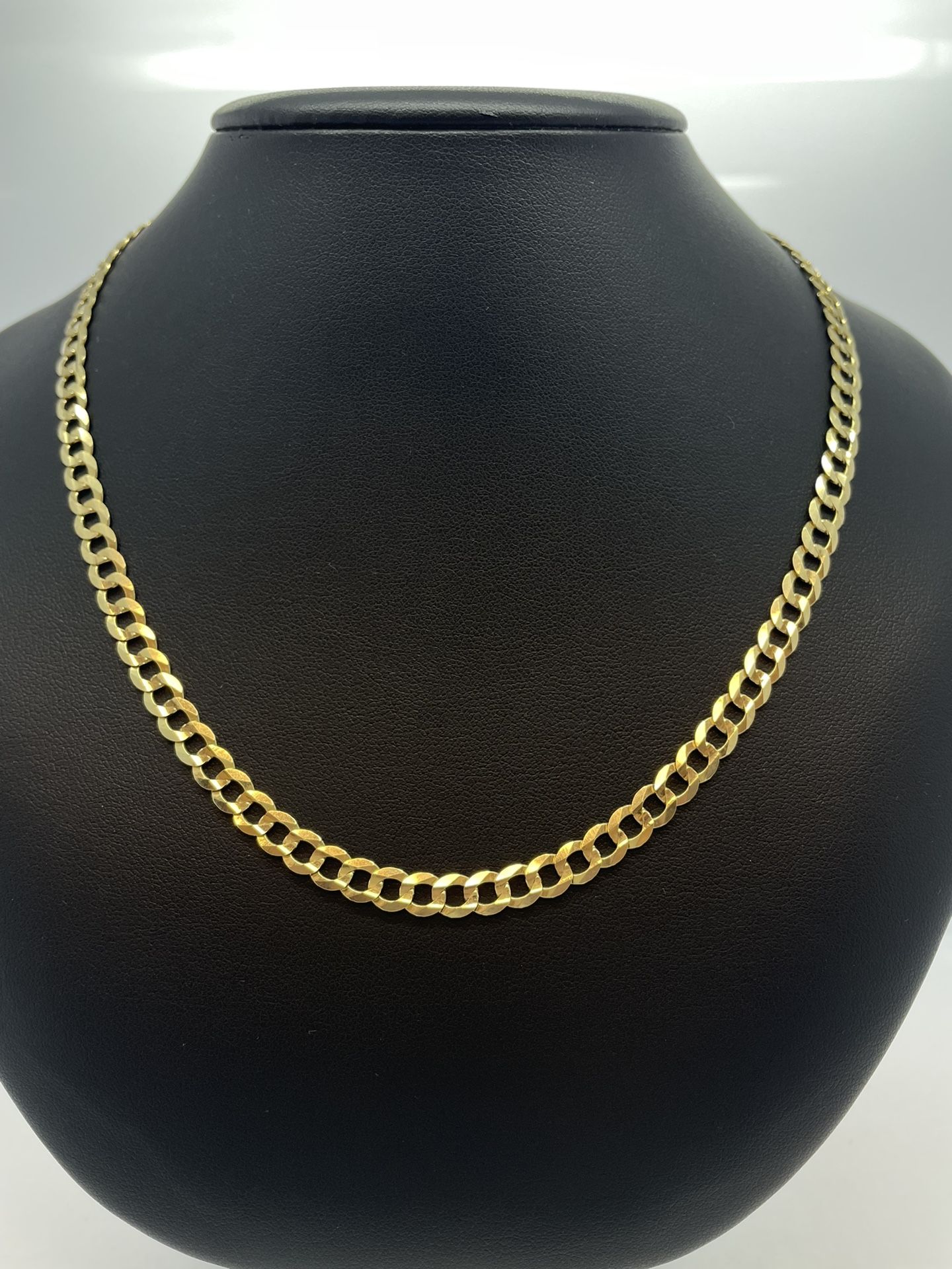 Curb Link Chain 14K Solid Gold New 