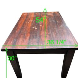 Solid Wood Dining Table 
