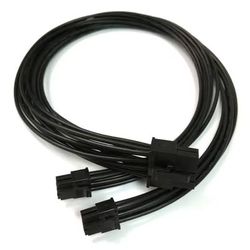 Dual Mini 6 Pin to 8 Pin PCI Express Video Card Power Adapter Cable for Mac Pro Tower Power G5 15"