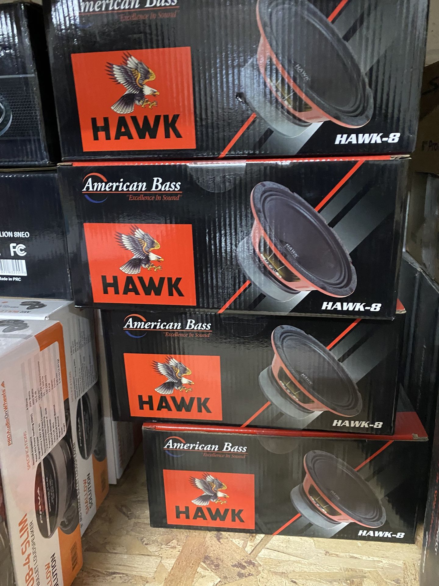 American Bass Hawk 8s New