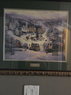 Thomas KINKADE large Holiday Print