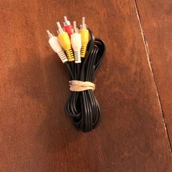 Red, White, Yellow Audio Cable