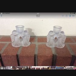 Set of two Angels Candle Holders 