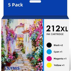 New 212 212XL Ink Cartridges Remanufactured Replacement for Epson