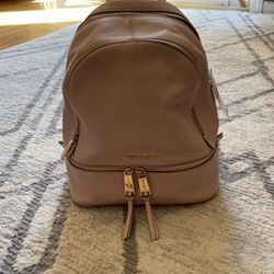 Brand New * Michael Kors Leather Backpack - Soft Pink