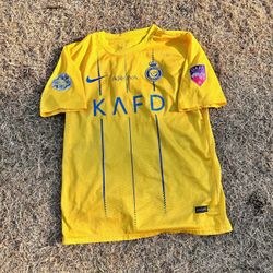 Al Nasser 23/24 Ronaldo Jersey Saudi League Final Patches 