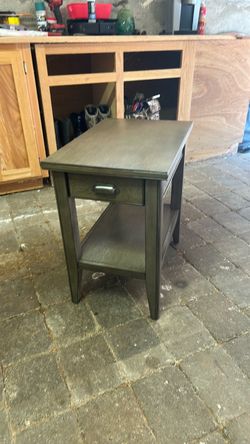 Wood Side Table