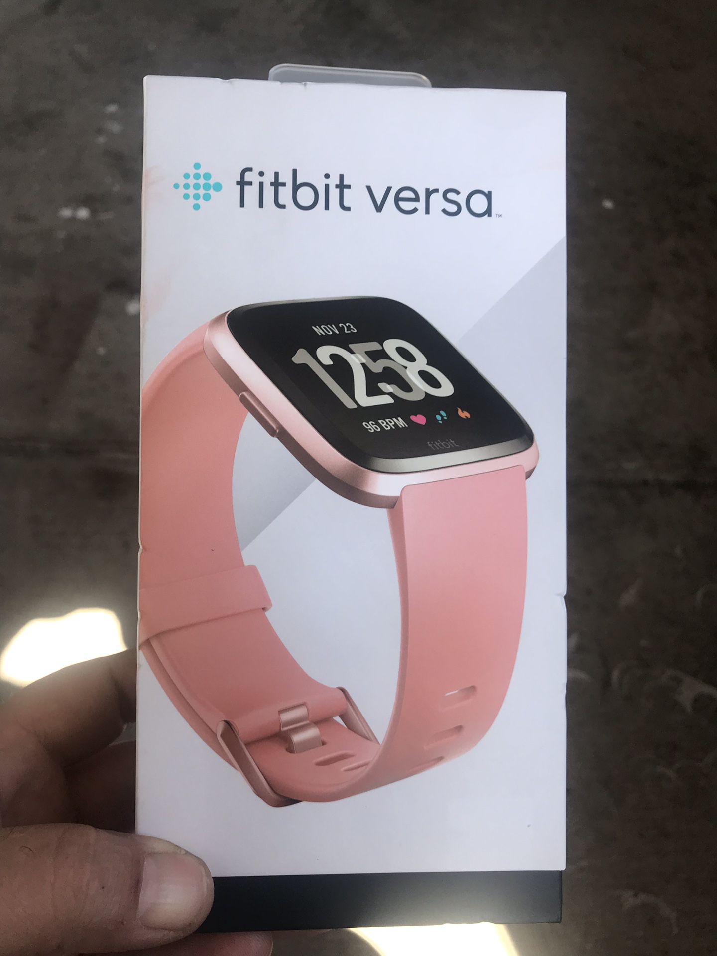 Fitbit smart watch peach/rose gold brand new