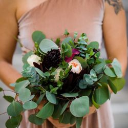 Velvet Bridesmaids Or Formal Gown