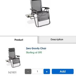Uline gravity chair deals