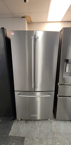 KitchenAid French Door Fridge – Stainless, Ice Maker, Bottom Freezer