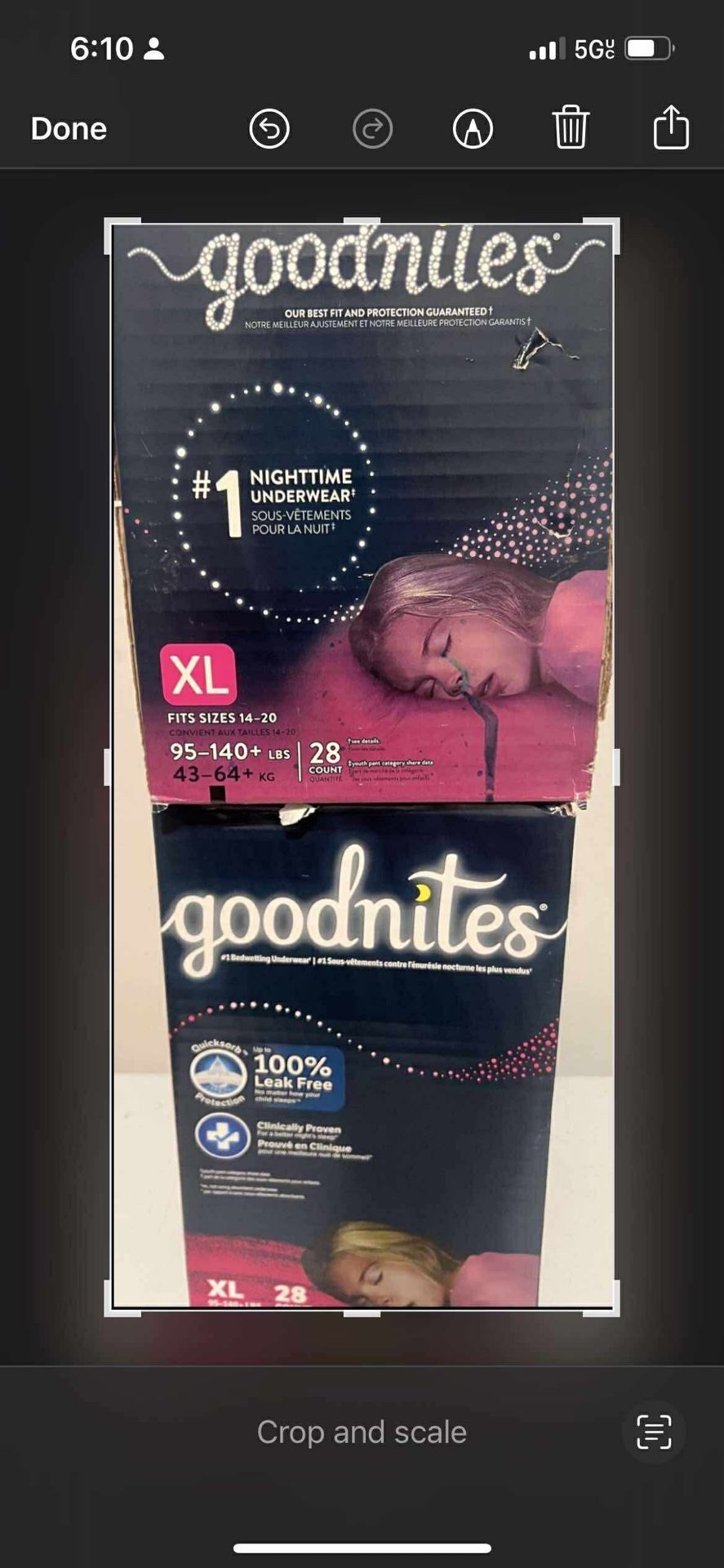 Goodnight Nighttime Underwater $ 20 A Box