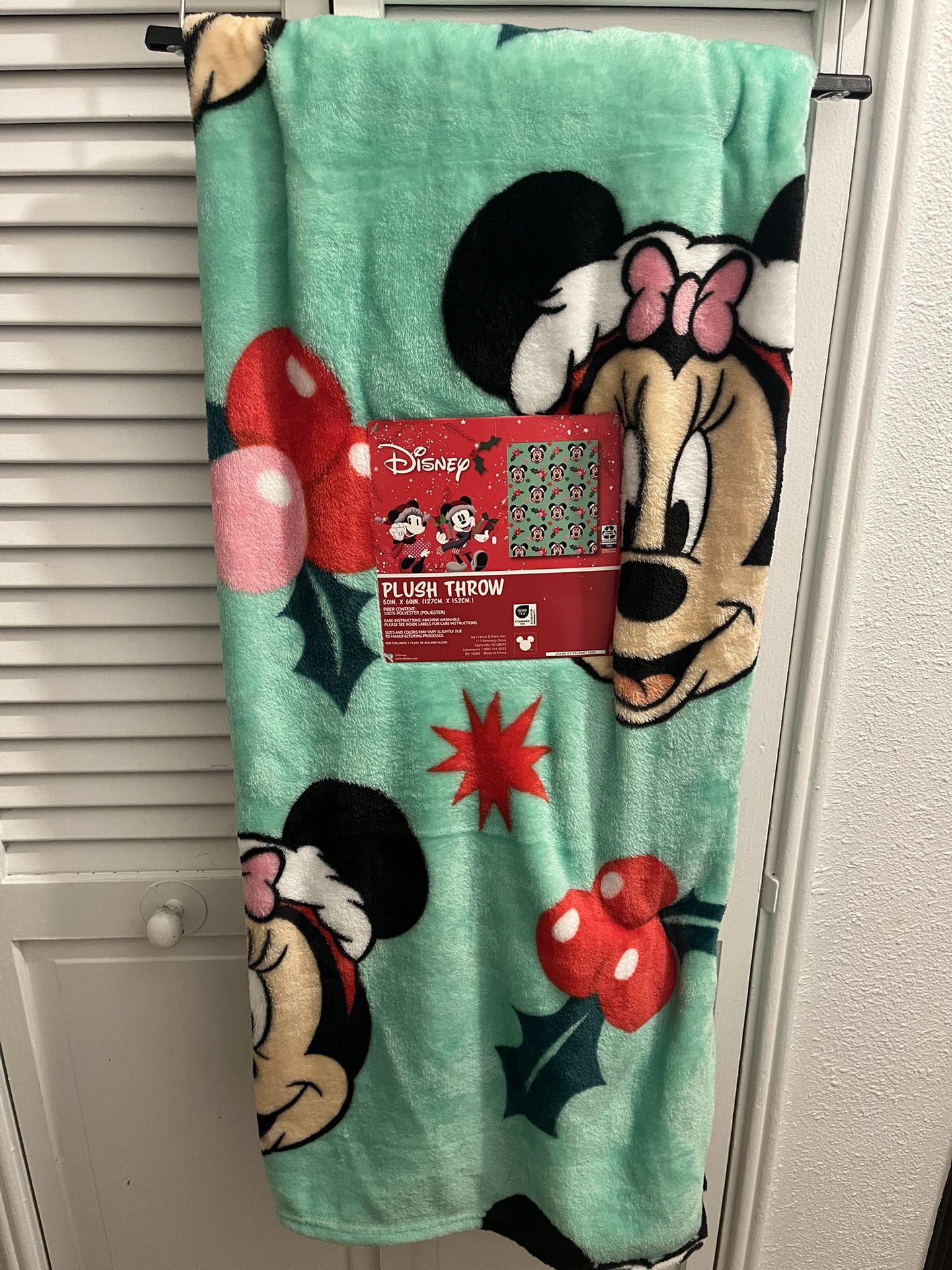 Minnie Mouse Christmas Blanket