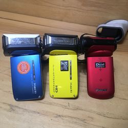 Sanyo xacti HD (yellow) blue and red