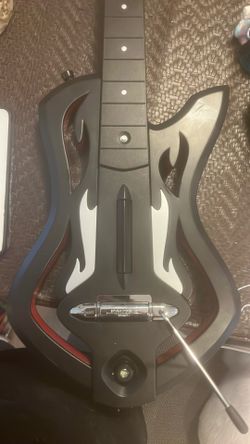 PS3 Guitar Hero Warriors Of Rock Wireless Controller, No Dongle Included