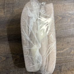 SHIBEVER Women’s Fuzzy Memory Foam Slippers Apricot Size 7.5-8