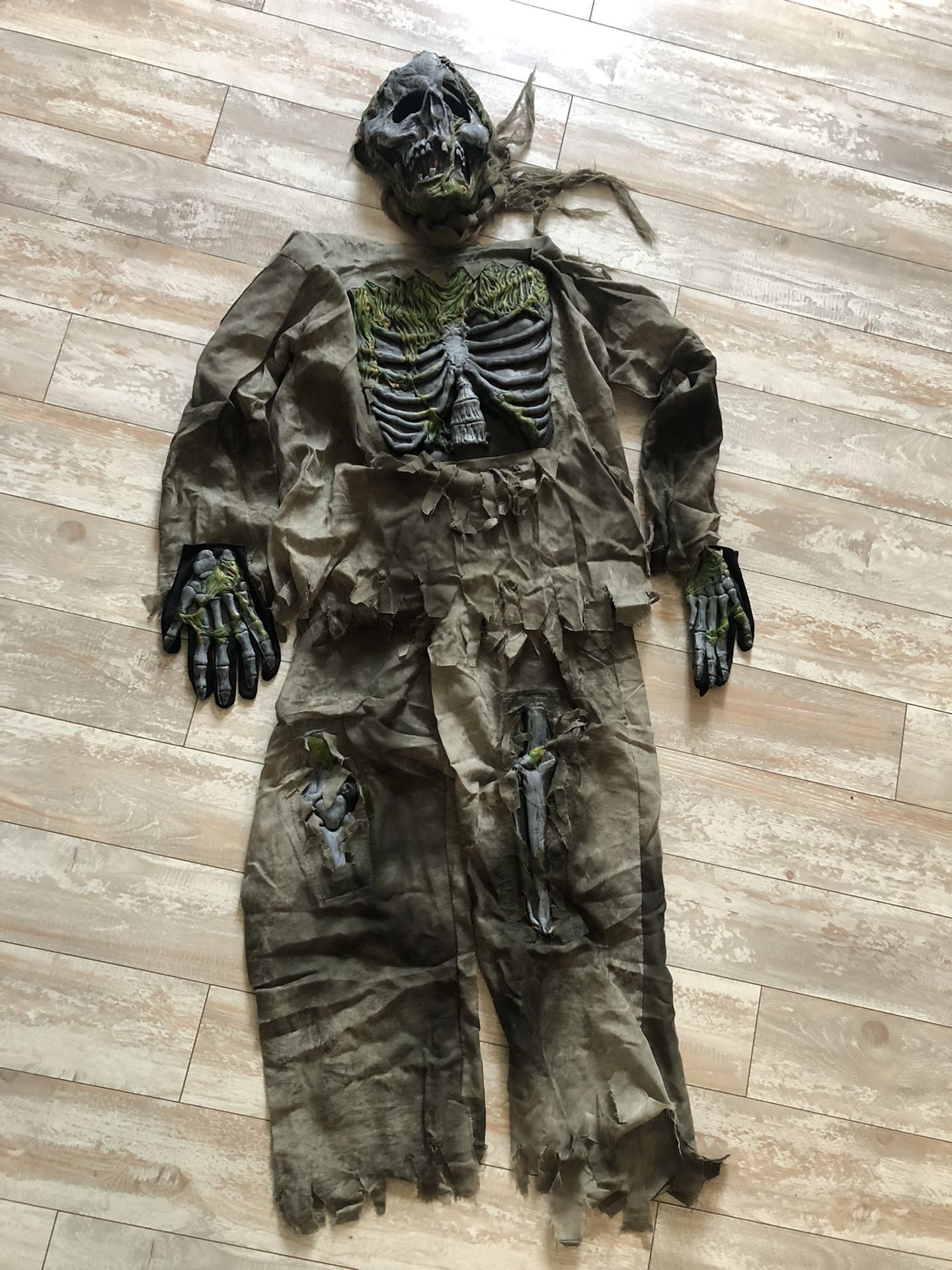 Zombie Skeleton Costume 