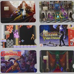 Castlevania Bank Card Skins Credit Card Skins Sticker