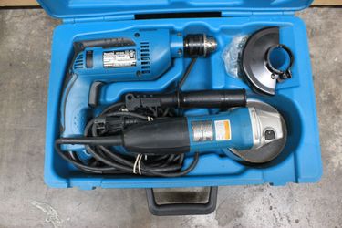 Makita HP1640X1 Tool Set. Hp1640 Hammer Drill & GA4530 Grinder