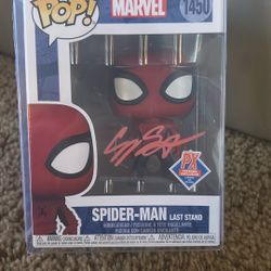 Autographed Funko POP! - Spider-Man | Signed by Cory Smith