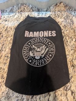 Pet Dog Shirt Ramones