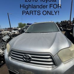 2010 Toyota Highlander For Parts Only! 