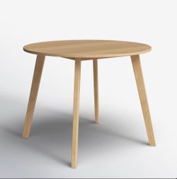 Free Solid wood round Dining table  with 4 matching chairs
