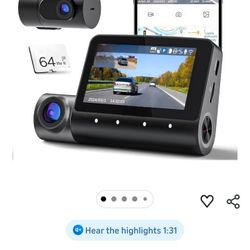 5K 3 Channel Dash Cam