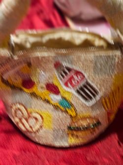 Beaded junk food bag