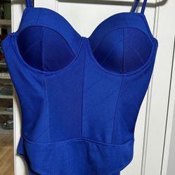 Royal Blue Bodysuit 