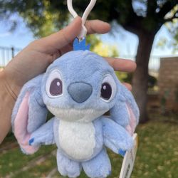 Disney Stitch Plush Keychain (New with Tag)