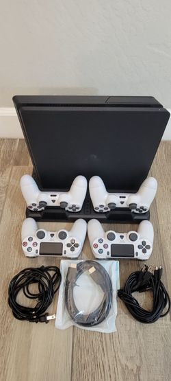 PlayStation 4 Slim Bundle with 4 Controllers