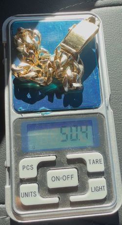 Solid Cuban link bracelet 14k custom made