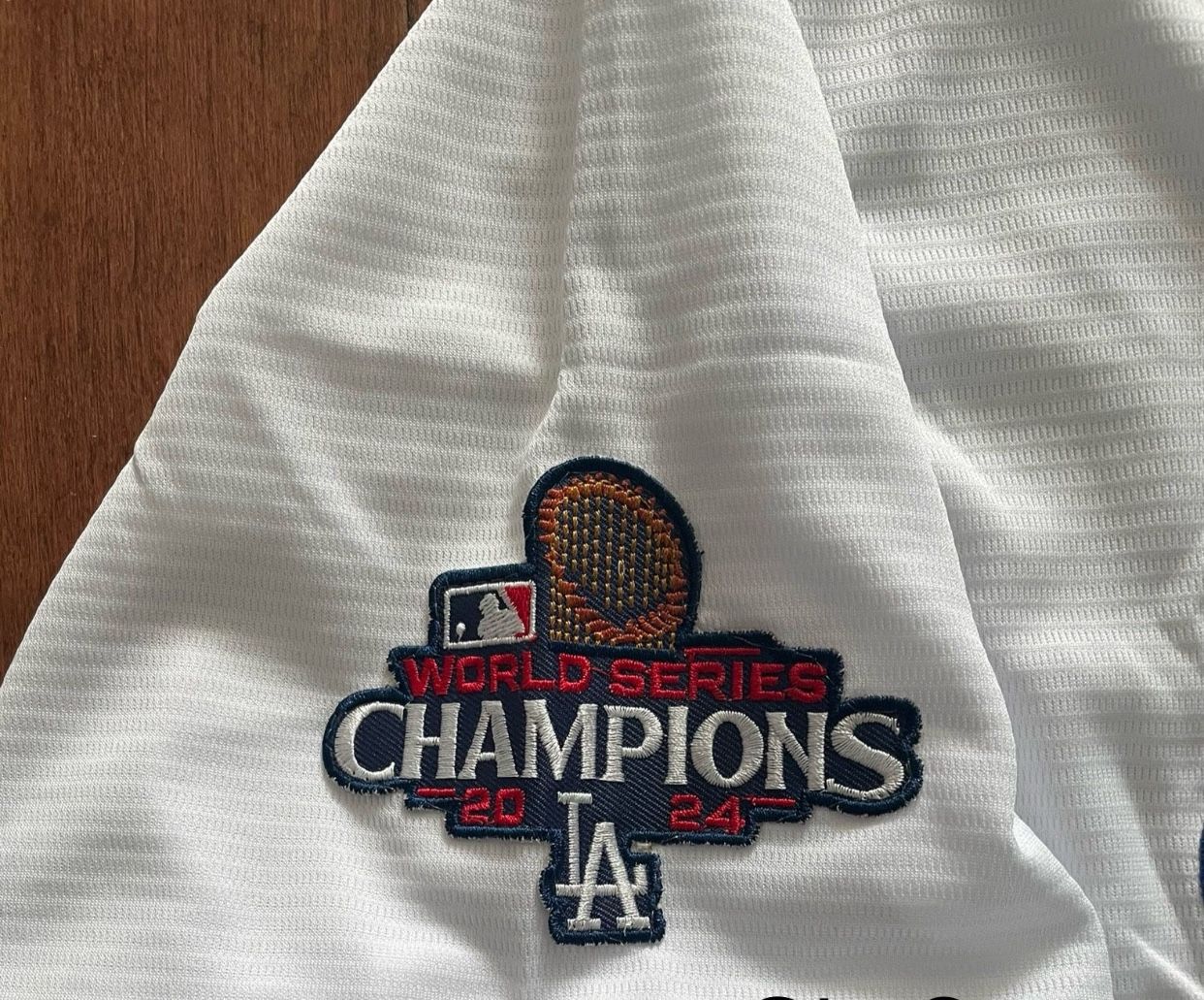 White Los Angeles Dodgers Mookie Betts Jersey Stitch World Series