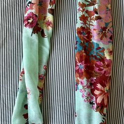 Infinity Flower Pattern Fashion Scarf 