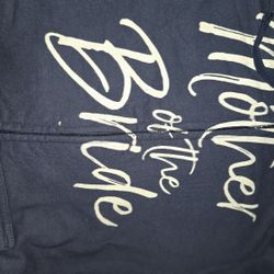 "Mother If The Bride" Zip Up Hoodie - Medium 