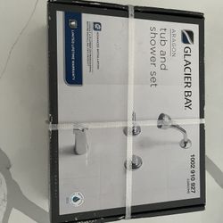 Glacier Bay tub and shower set