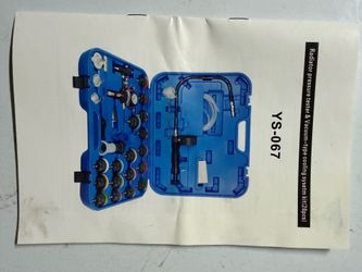 Radiator pressure tester & Vacuum-type cooling sysetm kit